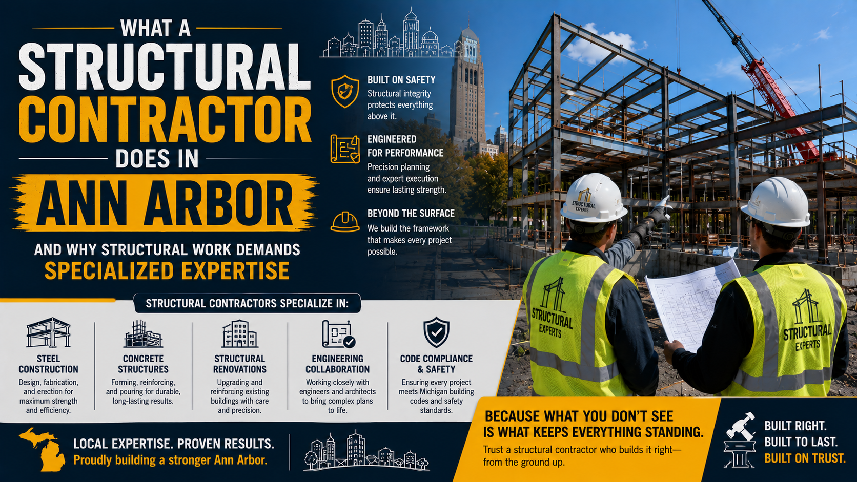 What a Structural Contractor Does in Ann Arbor and Why Structural Work Demands Specialized Expertise